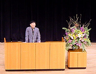 応援の挨拶の写真２